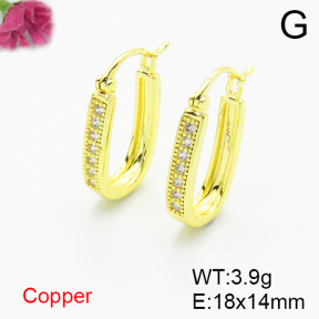 Fashion Copper Earrings  F6E404335vbmb-L017