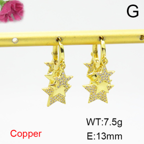 Fashion Copper Earrings  F6E404337ahjb-L017