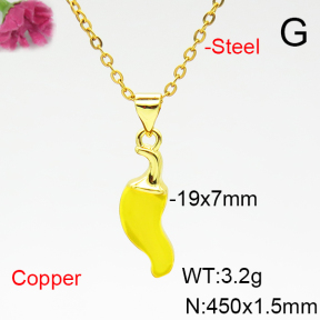 Fashion Copper Necklace  F6N300803vail-L017