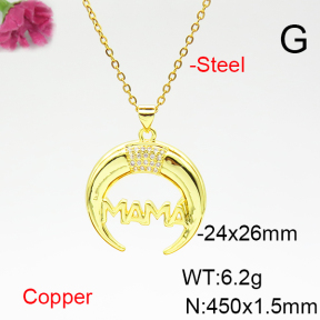 Fashion Copper Necklace  F6N404949baka-L017