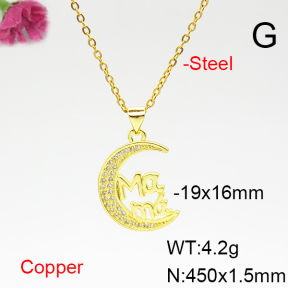 Fashion Copper Necklace  F6N404952baka-L017