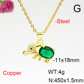 Fashion Copper Necklace  F6N404957avja-L017