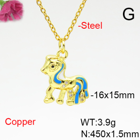Fashion Copper Necklace  F6N404966avja-L017