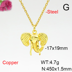 Fashion Copper Necklace  F6N404978avja-L017
