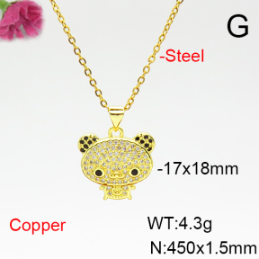 Fashion Copper Necklace  F6N404986baka-L017