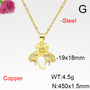 Fashion Copper Necklace  F6N404988baka-L017