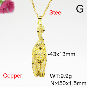 Fashion Copper Necklace  F6N404989vbnb-L017