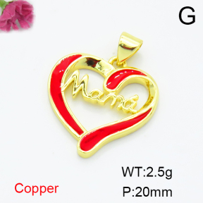 Fashion Copper Pendant  F6P300038avja-L017