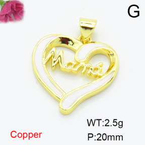 Fashion Copper Pendant  F6P300040avja-L017