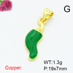 Fashion Copper Pendant  F6P300043vail-L017