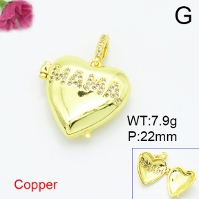 Fashion Copper Pendant  F6P400291vbmb-L017