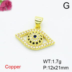 Fashion Copper Pendant  F6P400293aajl-L017