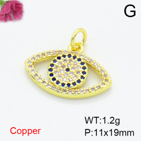 Fashion Copper Pendant  F6P400294baka-L017