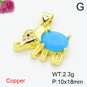 Fashion Copper Pendant  F6P400296avja-L017