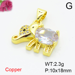 Fashion Copper Pendant  F6P400297avja-L017