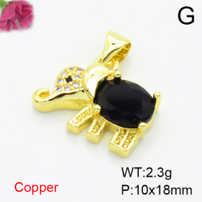 Fashion Copper Pendant  F6P400298avja-L017