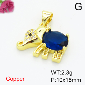 Fashion Copper Pendant  F6P400299avja-L017