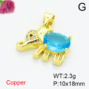 Fashion Copper Pendant  F6P400300avja-L017