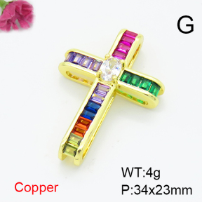Fashion Copper Pendant  F6P400308ablb-L017