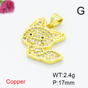 Fashion Copper Pendant  F6P400310avja-L017
