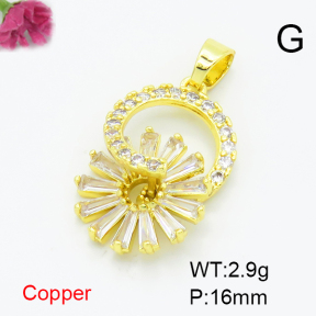 Fashion Copper Pendant  F6P400311ablb-L017