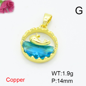 Fashion Copper Pendant  F6P400318aajl-L017