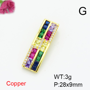 Fashion Copper Pendant  F6P400323ablb-L017