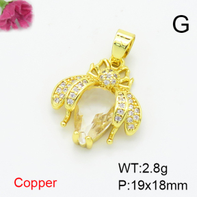 Fashion Copper Pendant  F6P400326baka-L017