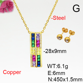 Fashion Copper Sets  F6S004727ablb-L017