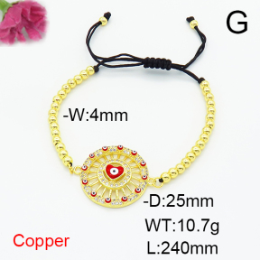Fashion Copper Bracelet  F6B405491vbmb-L002