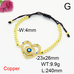 Fashion Copper Bracelet  F6B405494vbll-L002
