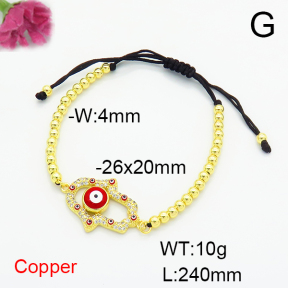 Fashion Copper Bracelet  F6B405498aakl-L002