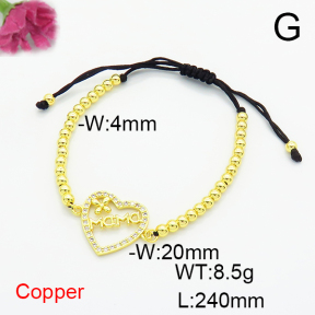 Fashion Copper Bracelet  F6B405500vail-L002