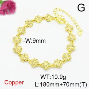 Fashion Copper Bracelet  F6B405503bhia-L002
