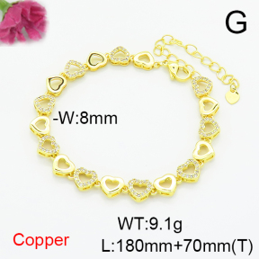 Fashion Copper Bracelet  F6B405505bhva-L002