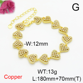 Fashion Copper Bracelet  F6B405507bhia-L002