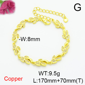 Fashion Copper Bracelet  F6B405509vhha-L002