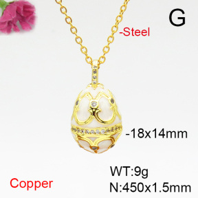Fashion Copper Necklace  F6N300804ablb-L002