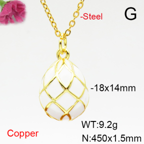 Fashion Copper Necklace  F6N300808aakl-L002