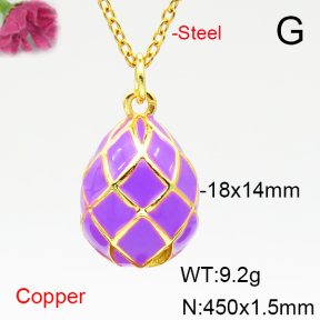Fashion Copper Necklace  F6N300812aakl-L002