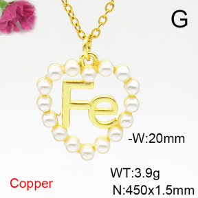 Fashion Copper Necklace  F6N300813aajl-L002
