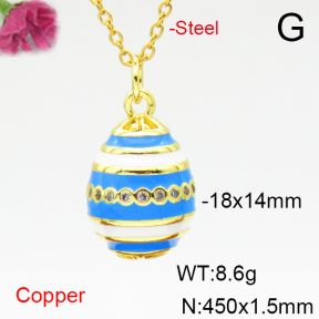 Fashion Copper Necklace  F6N300815aakl-L002