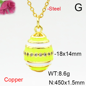 Fashion Copper Necklace  F6N300817aakl-L002