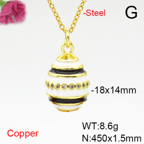 Fashion Copper Necklace  F6N300818aakl-L002