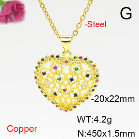 Fashion Copper Necklace  F6N405019baka-L002