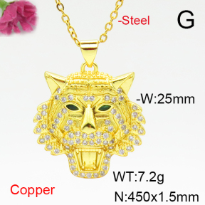 Fashion Copper Necklace  F6N405021aakl-L002