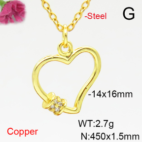 Fashion Copper Necklace  F6N405028avja-L002