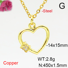 Fashion Copper Necklace  F6N405029vaia-L002