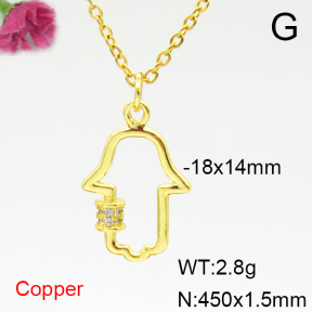 Fashion Copper Necklace  F6N405031vaia-L002