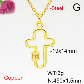 Fashion Copper Necklace  F6N405032vaia-L002
